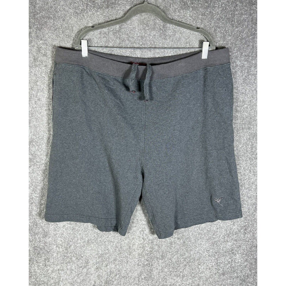 Red MaCaw Trading Relaxed Sweat Shorts Men Size XXL Gray Pockets Pull On